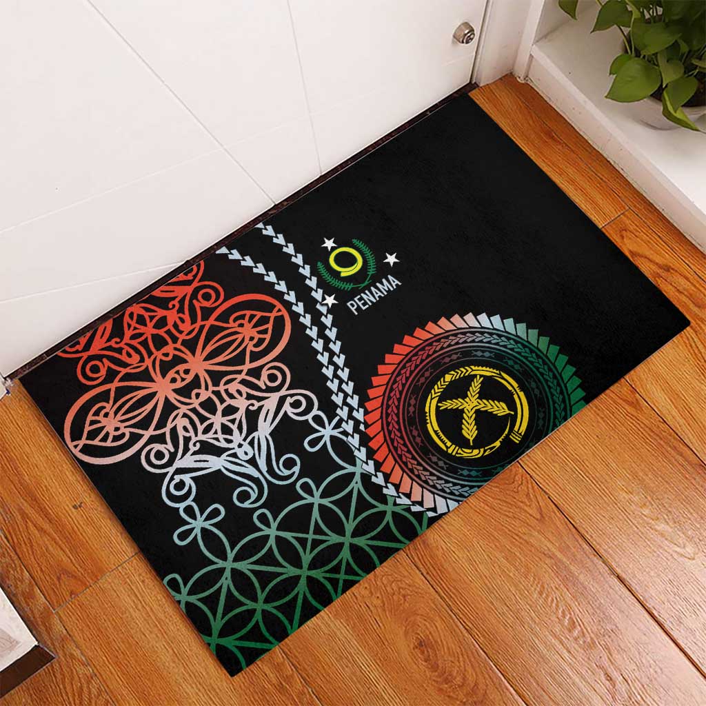 Proudly Ni-Van Sandroing Inspired Rubber Doormat Penama Classic Style LT7 - Polynesian Pride