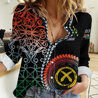 Proudly Ni-Van Sandroing Inspired Women Casual Shirt Penama Classic Style