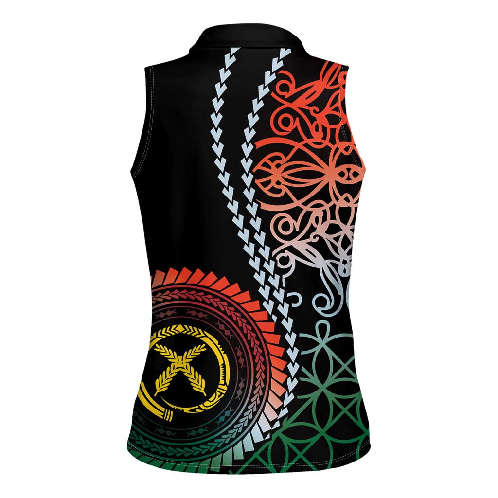 Proudly Ni-Van Sandroing Inspired Women Sleeveless Polo Shirt Penama Classic Style