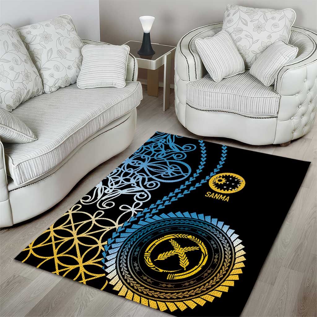Proudly Ni-Van Sandroing Inspired Area Rug Sanma Classic Style