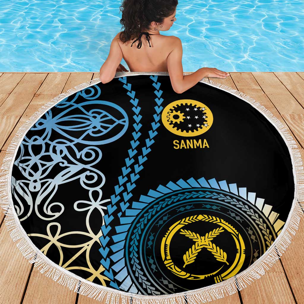 Proudly Ni-Van Sandroing Inspired Beach Blanket Sanma Classic Style LT7 - Polynesian Pride