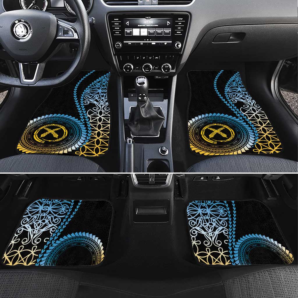 Proudly Ni-Van Sandroing Inspired Car Mats Sanma Classic Style LT7 Set 4pcs Colorful - Polynesian Pride