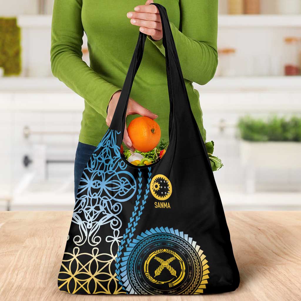 Proudly Ni-Van Sandroing Inspired Grocery Bag Sanma Classic Style LT7 - Polynesian Pride