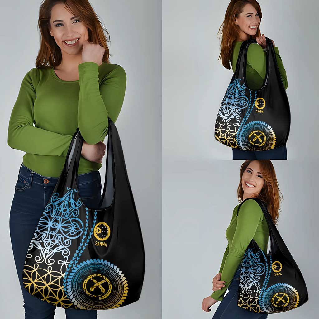 Proudly Ni-Van Sandroing Inspired Grocery Bag Sanma Classic Style LT7 - Polynesian Pride