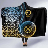 Proudly Ni-Van Sandroing Inspired Hooded Blanket Sanma Classic Style LT7 One Size Colorful - Polynesian Pride