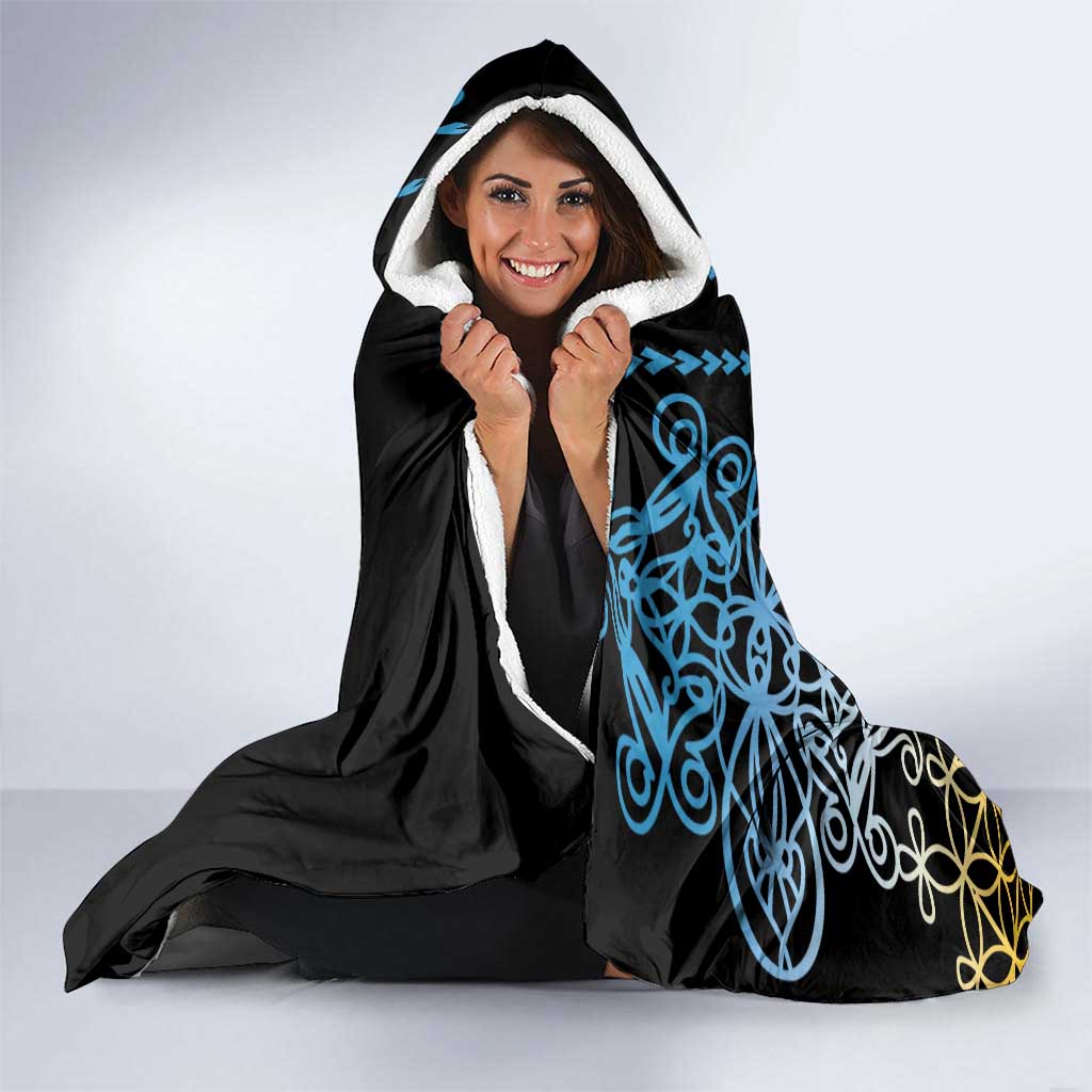Proudly Ni-Van Sandroing Inspired Hooded Blanket Sanma Classic Style LT7 - Polynesian Pride
