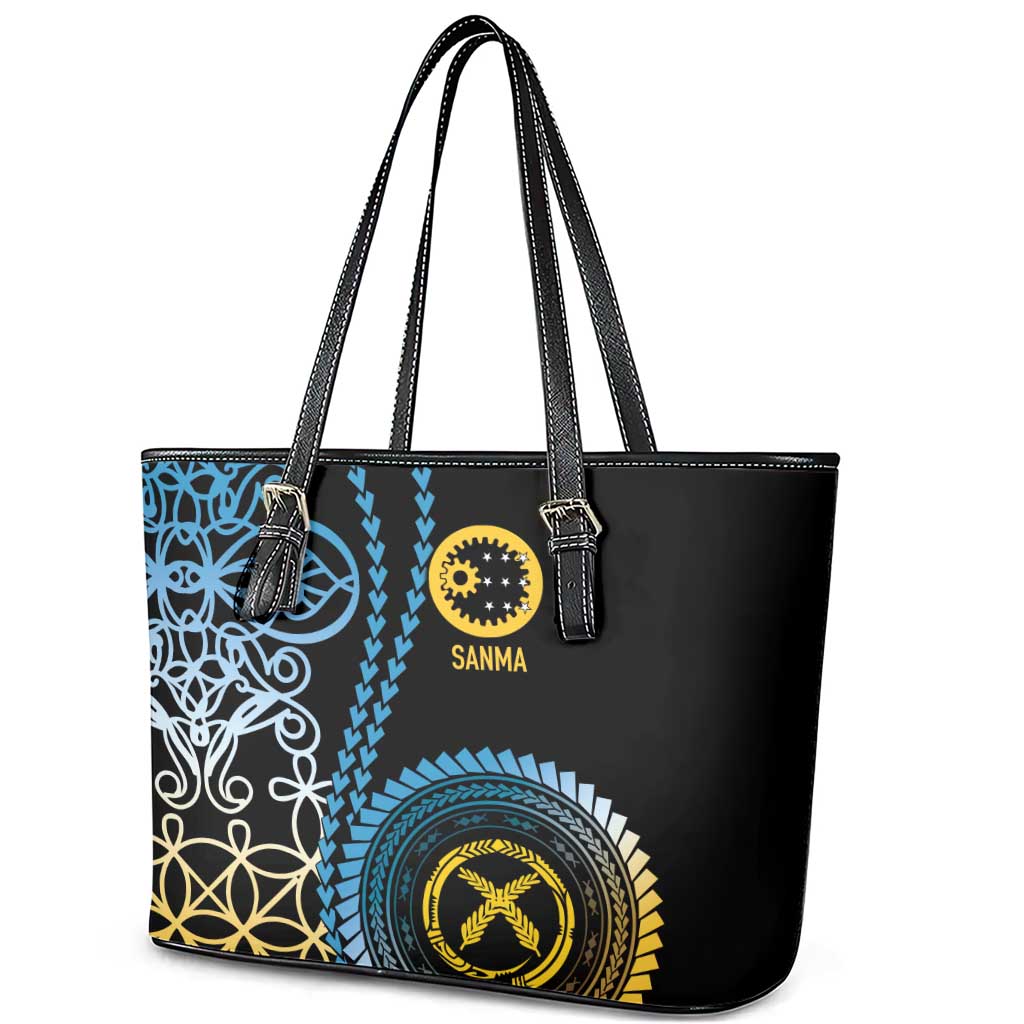 Proudly Ni-Van Sandroing Inspired Leather Tote Bag Sanma Classic Style