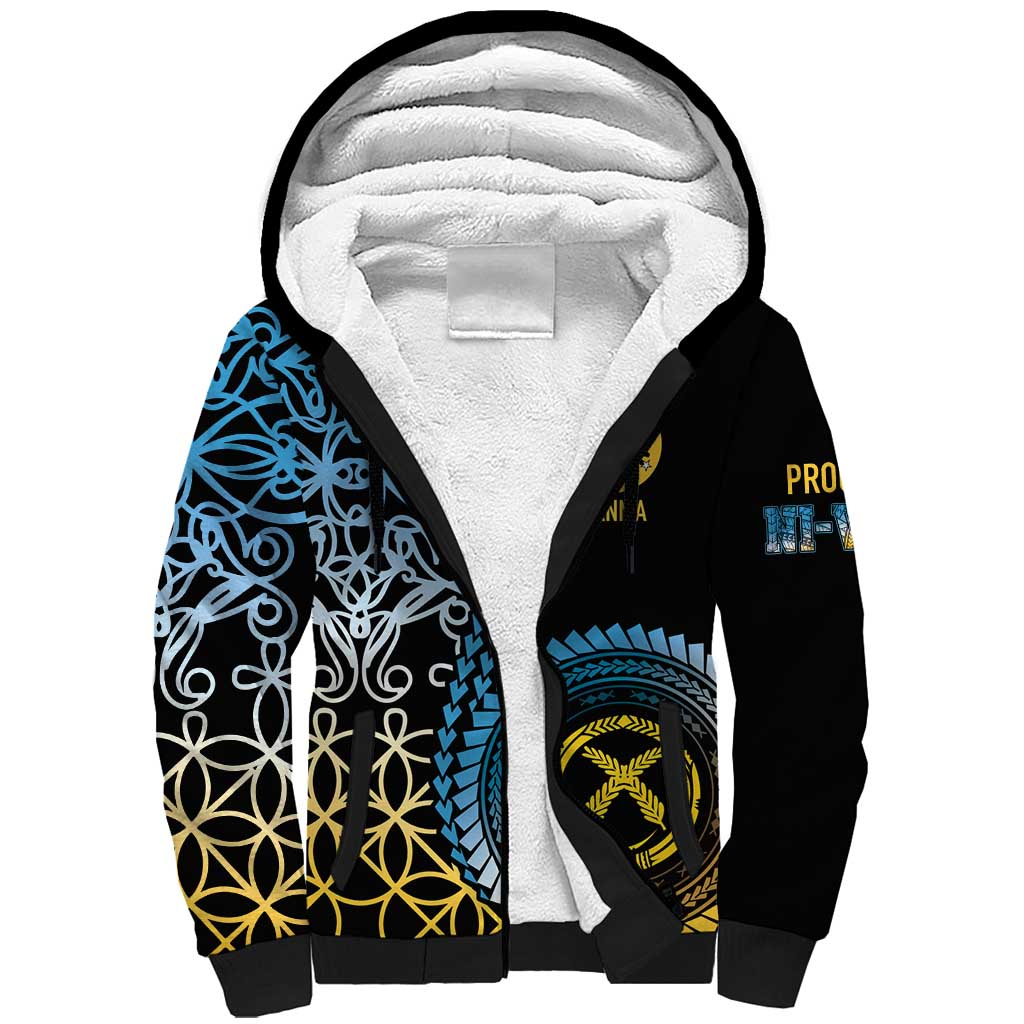 Proudly Ni-Van Sandroing Inspired Sherpa Hoodie Sanma Classic Style LT7 Unisex Colorful - Polynesian Pride