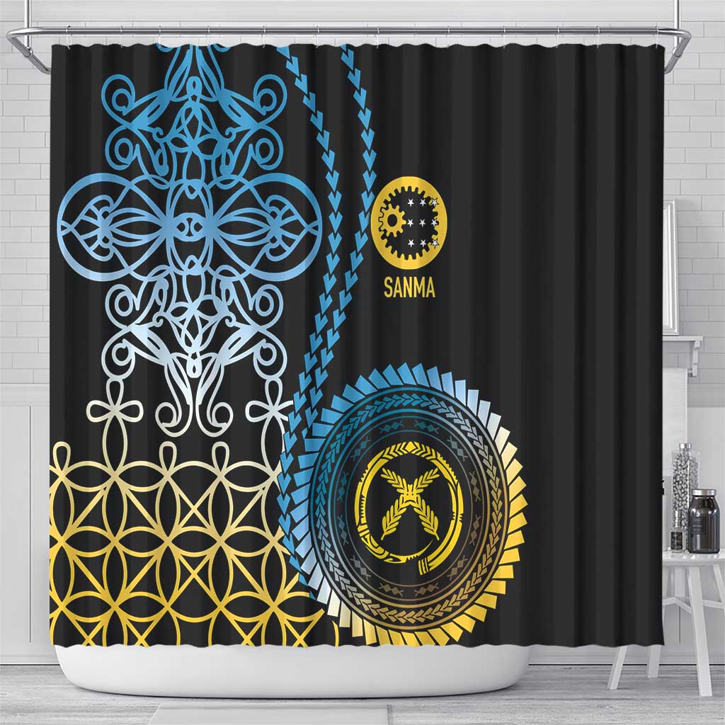 Proudly Ni-Van Sandroing Inspired Shower Curtain Sanma Classic Style
