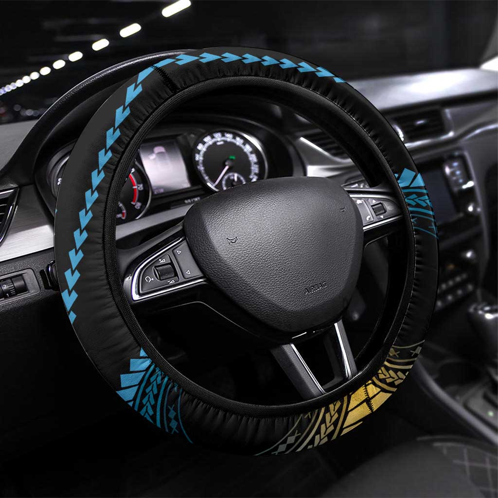 Proudly Ni-Van Sandroing Inspired Steering Wheel Cover Sanma Classic Style LT7 Universal Fit Colorful - Polynesian Pride