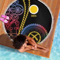 Proudly Ni-Van Sandroing Inspired Beach Blanket Shefa Classic Style LT7 - Polynesian Pride