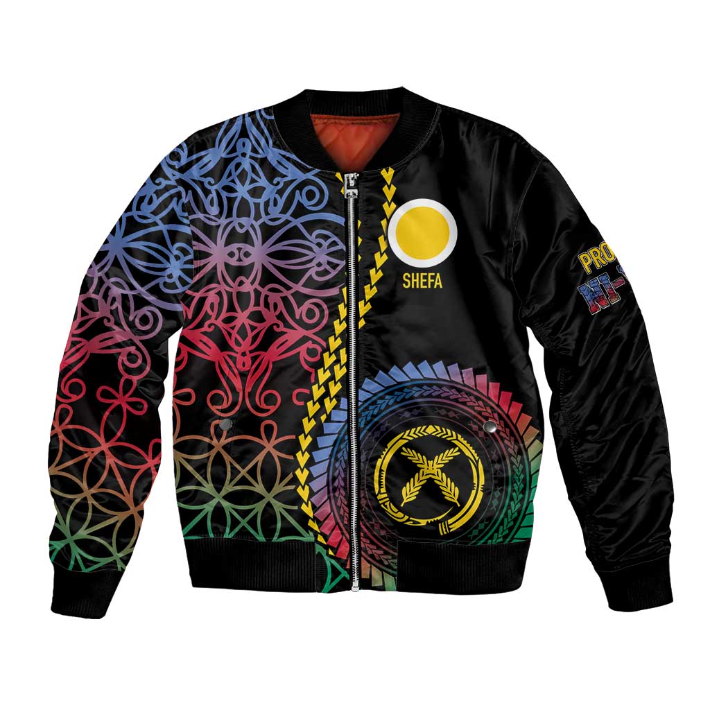 Proudly Ni-Van Sandroing Inspired Bomber Jacket Shefa Classic Style