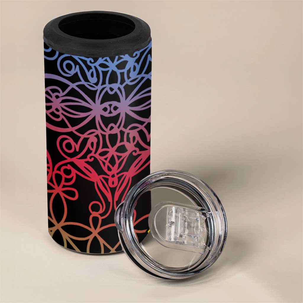 Proudly Ni-Van Sandroing Inspired 4 in 1 Can Cooler Tumbler Shefa Classic Style LT7 - Polynesian Pride
