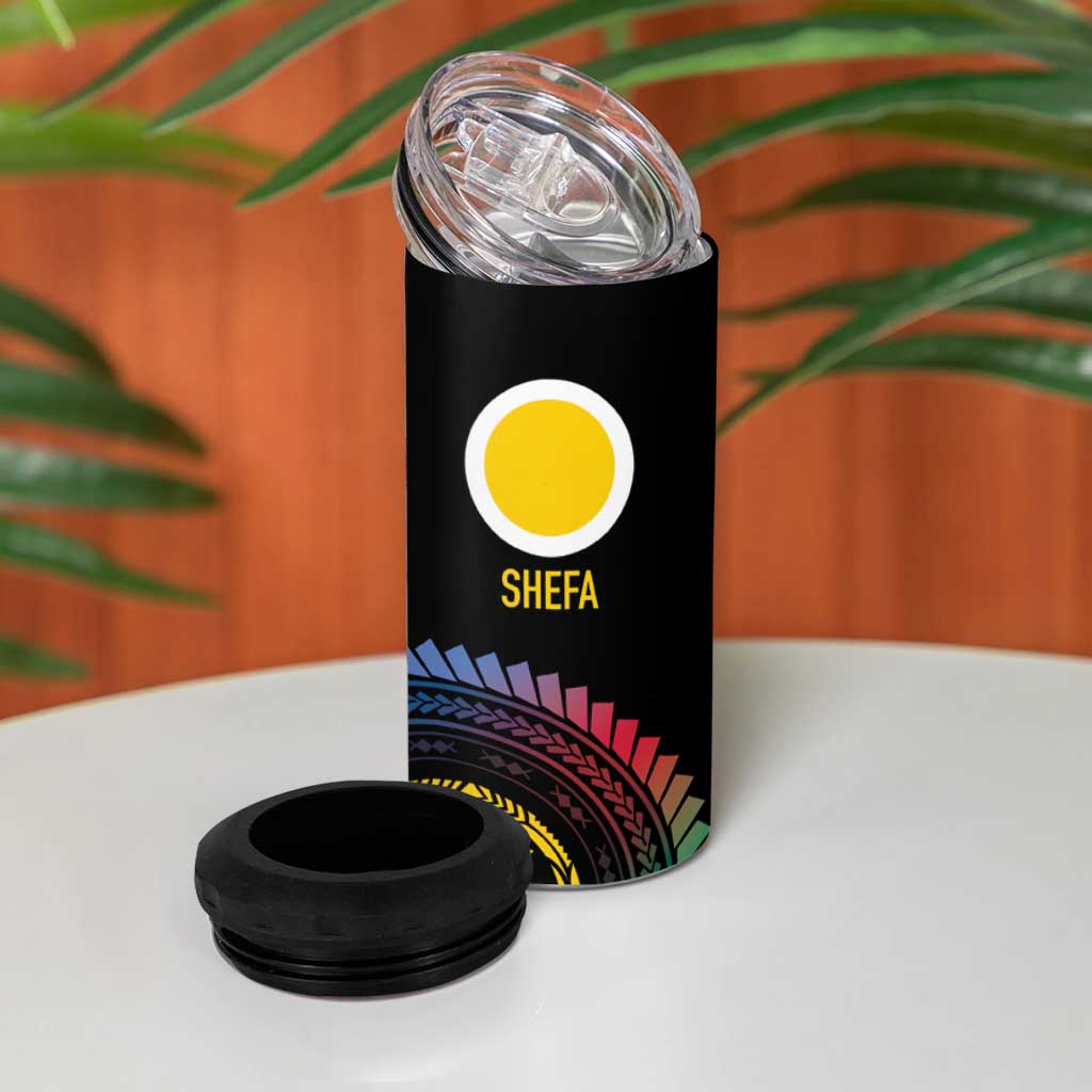 Proudly Ni-Van Sandroing Inspired 4 in 1 Can Cooler Tumbler Shefa Classic Style LT7 - Polynesian Pride