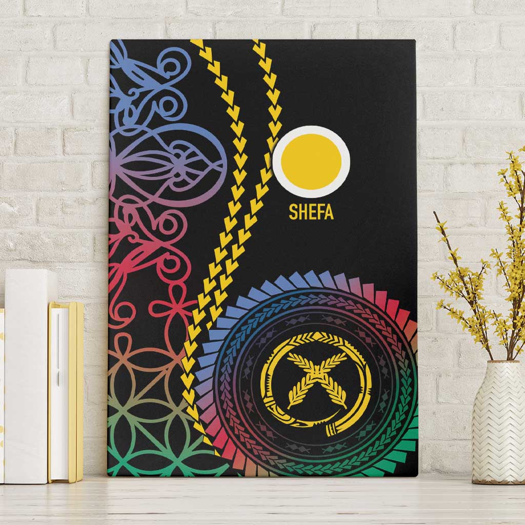 Proudly Ni-Van Sandroing Inspired Canvas Wall Art Shefa Classic Style LT7 Without Frame Colorful - Polynesian Pride