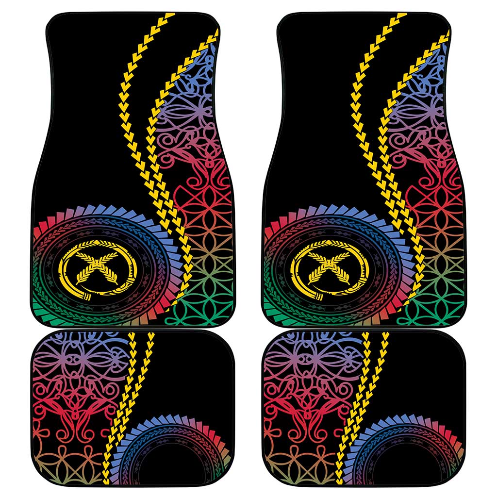 Proudly Ni-Van Sandroing Inspired Car Mats Shefa Classic Style LT7 - Polynesian Pride