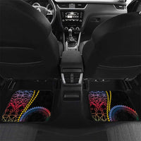 Proudly Ni-Van Sandroing Inspired Car Mats Shefa Classic Style LT7 Set 2pcs - Back Colorful - Polynesian Pride