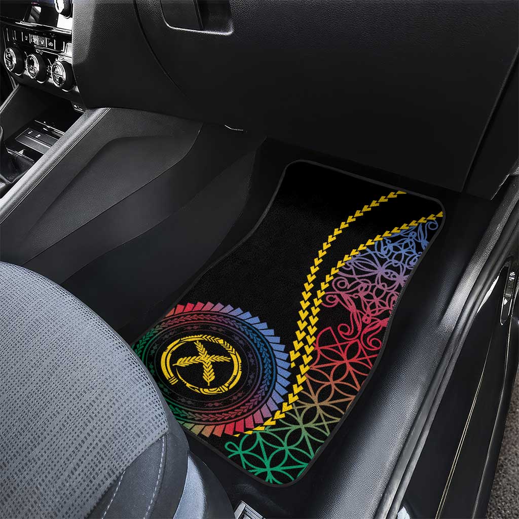 Proudly Ni-Van Sandroing Inspired Car Mats Shefa Classic Style LT7 - Polynesian Pride