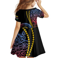 Proudly Ni-Van Sandroing Inspired Family Matching Summer Maxi Dress and Hawaiian Shirt Shefa Classic Style LT7 - Polynesian Pride