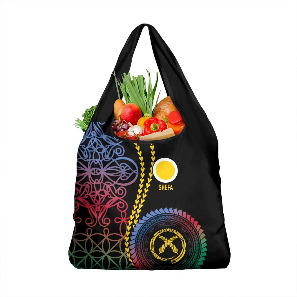 Proudly Ni-Van Sandroing Inspired Grocery Bag Shefa Classic Style LT7 1-pack One Size Colorful - Polynesian Pride