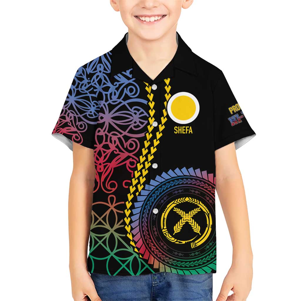 Proudly Ni-Van Sandroing Inspired Kid Hawaiian Shirt Shefa Classic Style