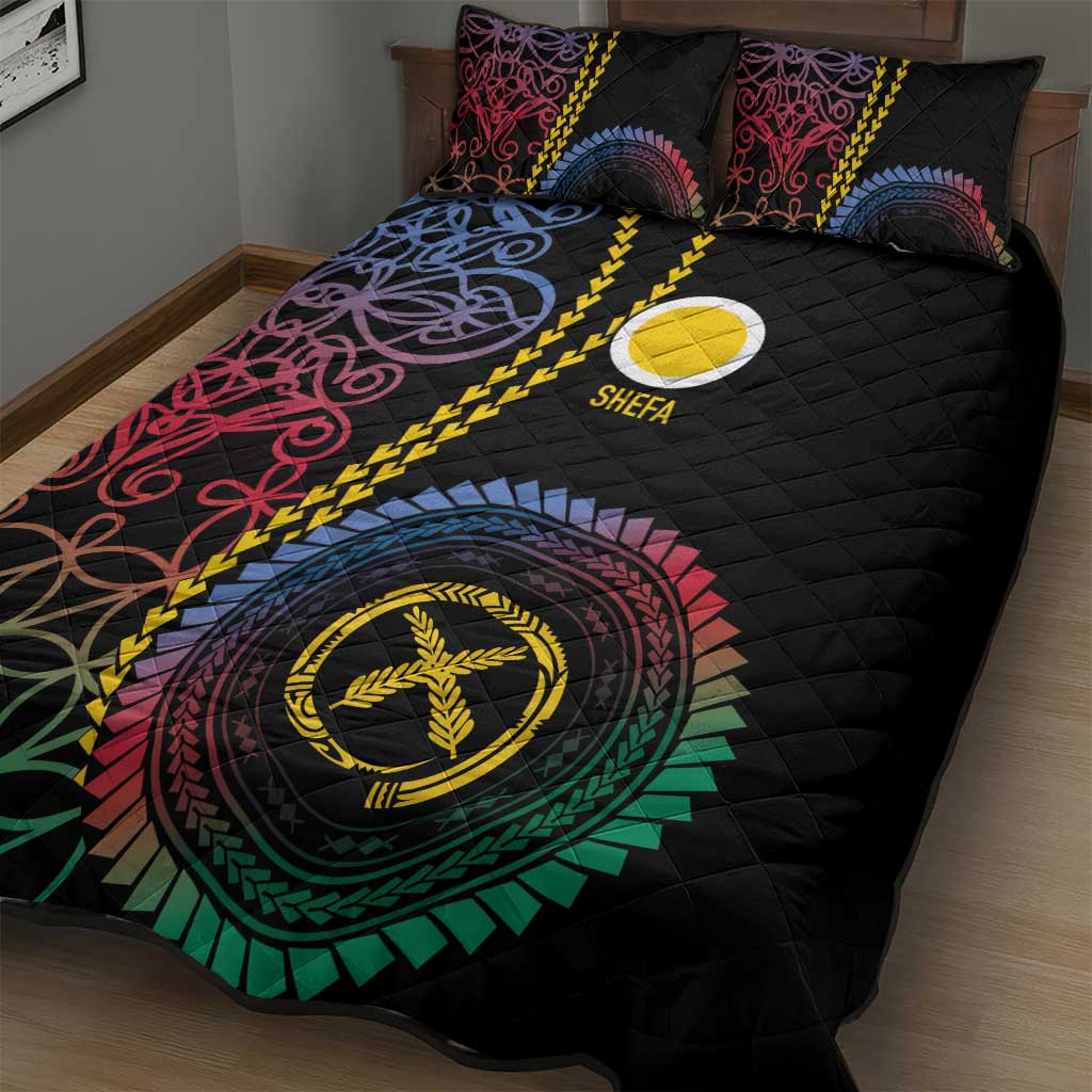 Proudly Ni-Van Sandroing Inspired Quilt Bed Set Shefa Classic Style