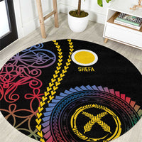 Proudly Ni-Van Sandroing Inspired Round Carpet Shefa Classic Style