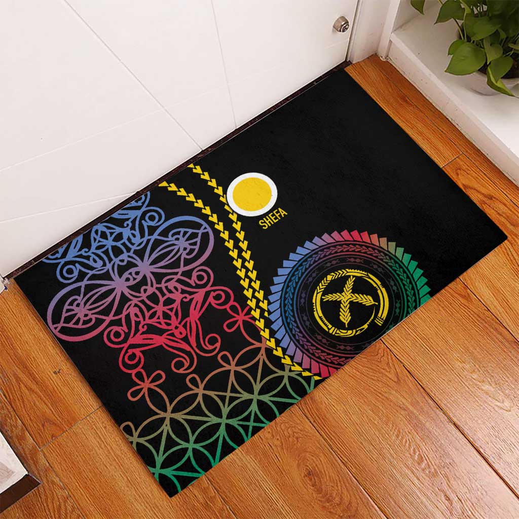 Proudly Ni-Van Sandroing Inspired Rubber Doormat Shefa Classic Style LT7 - Polynesian Pride