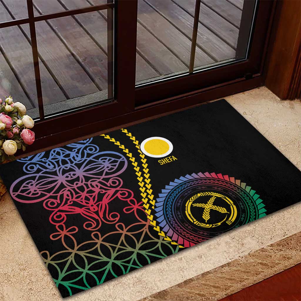 Proudly Ni-Van Sandroing Inspired Rubber Doormat Shefa Classic Style LT7 - Polynesian Pride