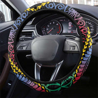 Proudly Ni-Van Sandroing Inspired Steering Wheel Cover Shefa Classic Style LT7 - Polynesian Pride
