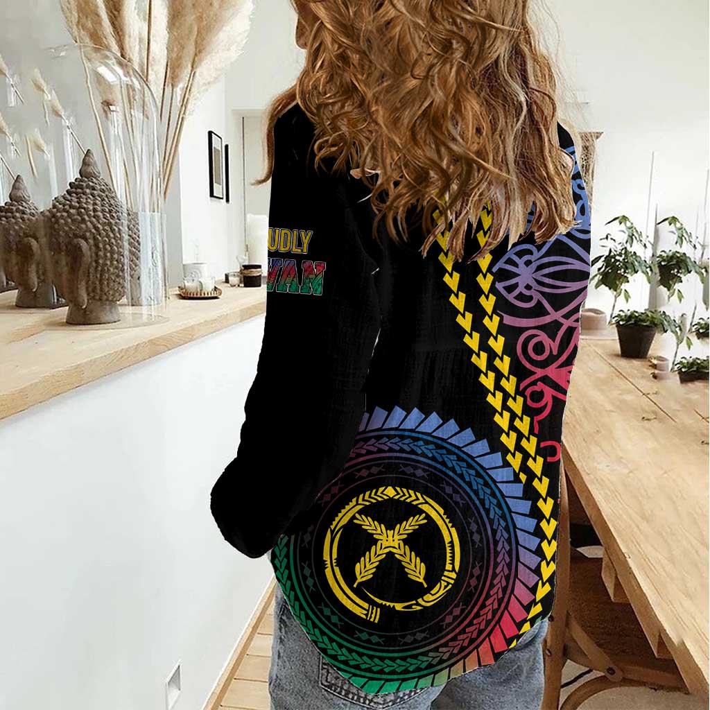 Proudly Ni-Van Sandroing Inspired Women Casual Shirt Shefa Classic Style