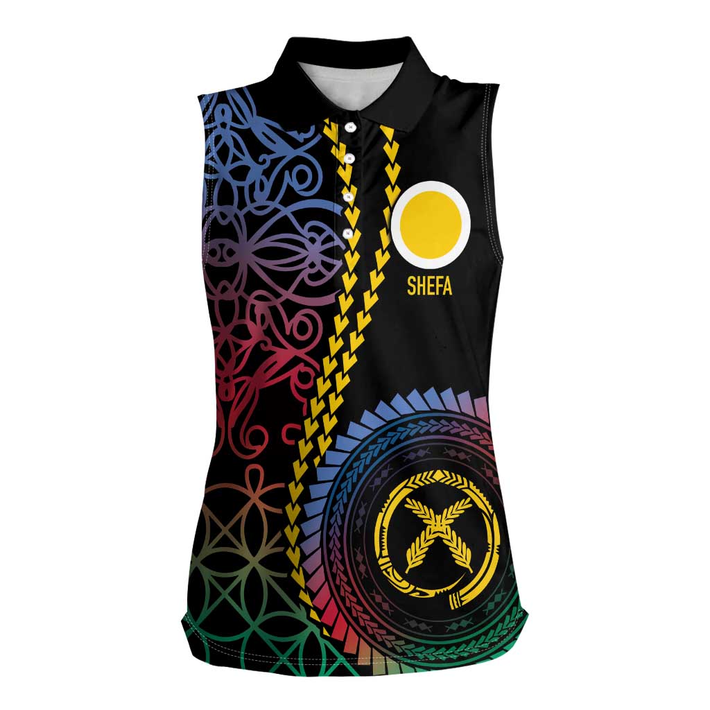 Proudly Ni-Van Sandroing Inspired Women Sleeveless Polo Shirt Shefa Classic Style