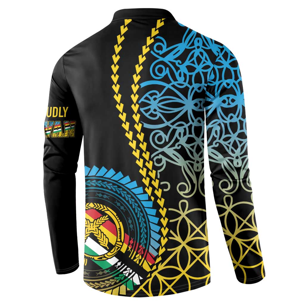 Proudly Ni-Van Sandroing Inspired Button Sweatshirt Torba Classic Style LT7 - Polynesian Pride