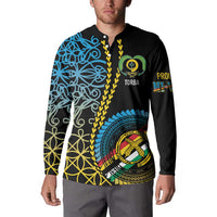 Proudly Ni-Van Sandroing Inspired Button Sweatshirt Torba Classic Style LT7 - Polynesian Pride