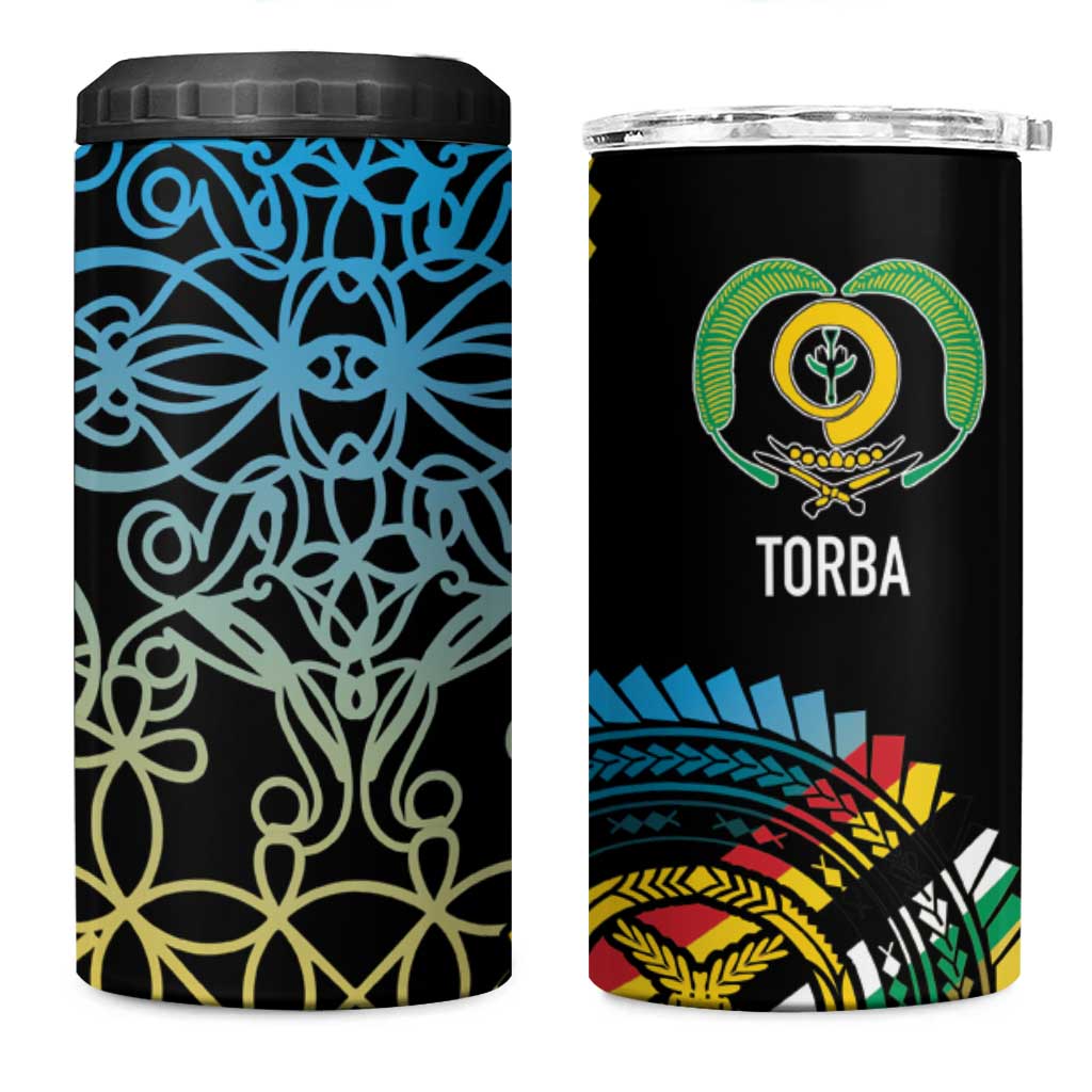 Proudly Ni-Van Sandroing Inspired 4 in 1 Can Cooler Tumbler Torba Classic Style LT7 One Size: 16 oz Colorful - Polynesian Pride