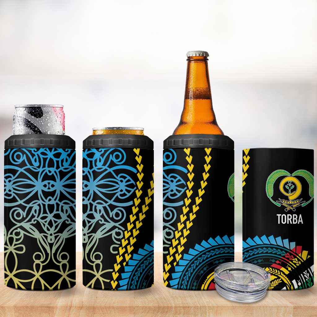 Proudly Ni-Van Sandroing Inspired 4 in 1 Can Cooler Tumbler Torba Classic Style LT7 - Polynesian Pride