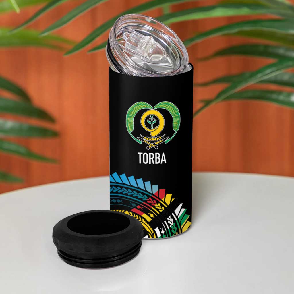 Proudly Ni-Van Sandroing Inspired 4 in 1 Can Cooler Tumbler Torba Classic Style LT7 - Polynesian Pride
