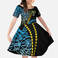Proudly Ni-Van Sandroing Inspired Family Matching Long Sleeve Bodycon Dress and Hawaiian Shirt Torba Classic Style