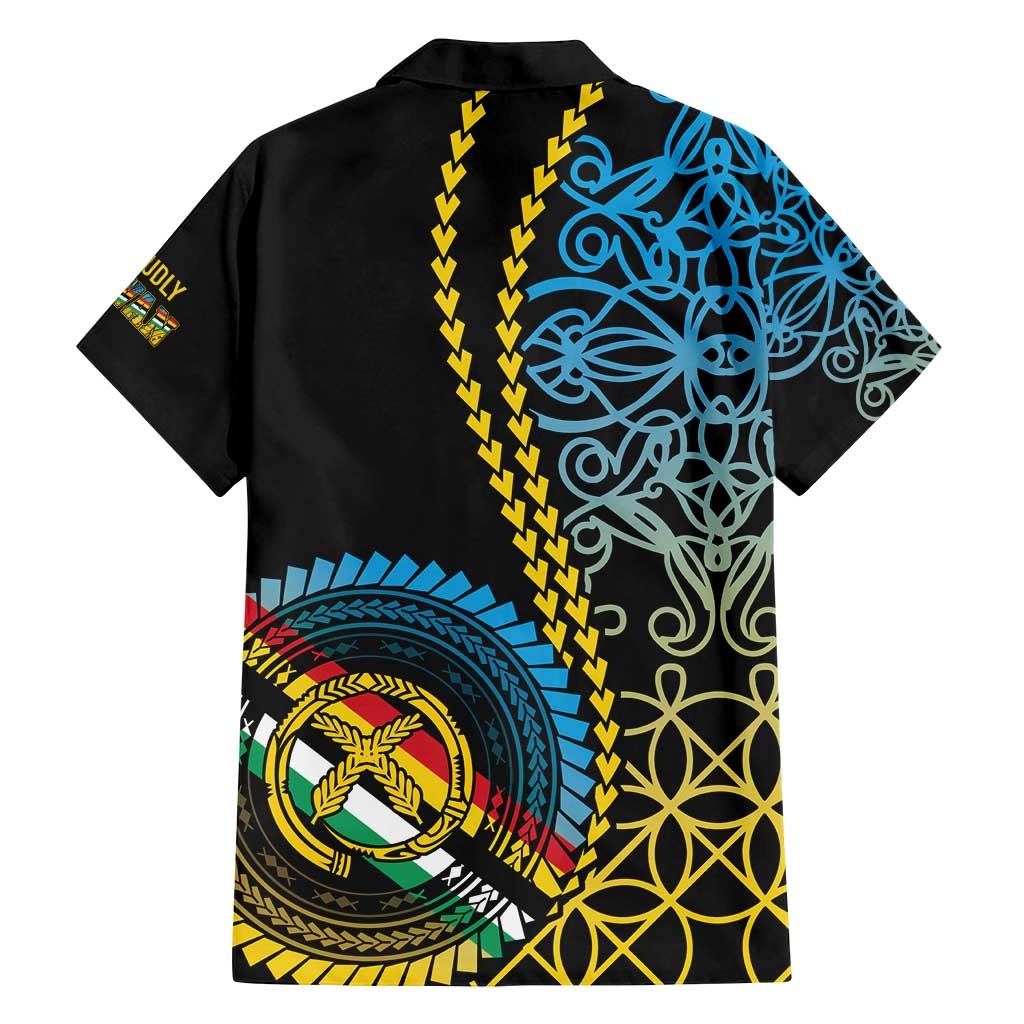 Proudly Ni-Van Sandroing Inspired Family Matching Tank Maxi Dress and Hawaiian Shirt Torba Classic Style LT7 - Polynesian Pride