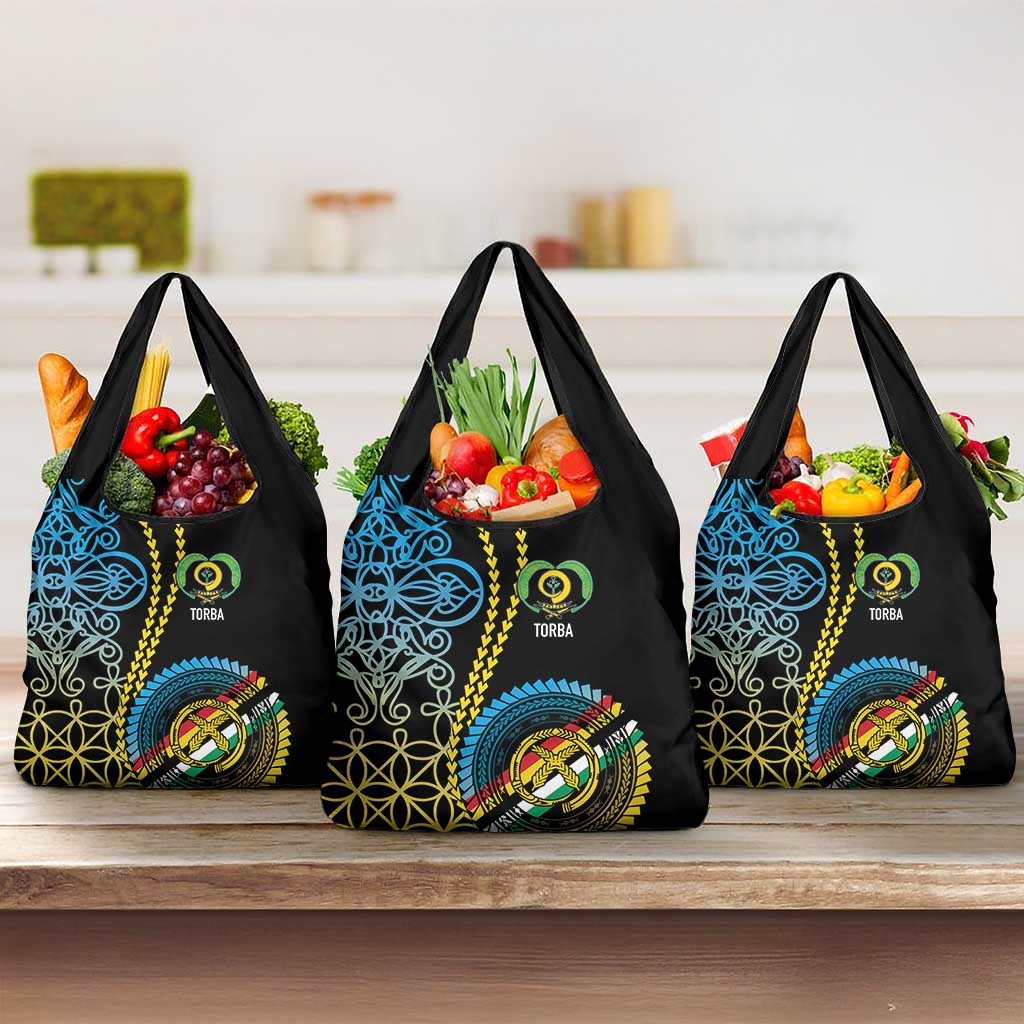 Proudly Ni-Van Sandroing Inspired Grocery Bag Torba Classic Style LT7 3-pack One Size Colorful - Polynesian Pride