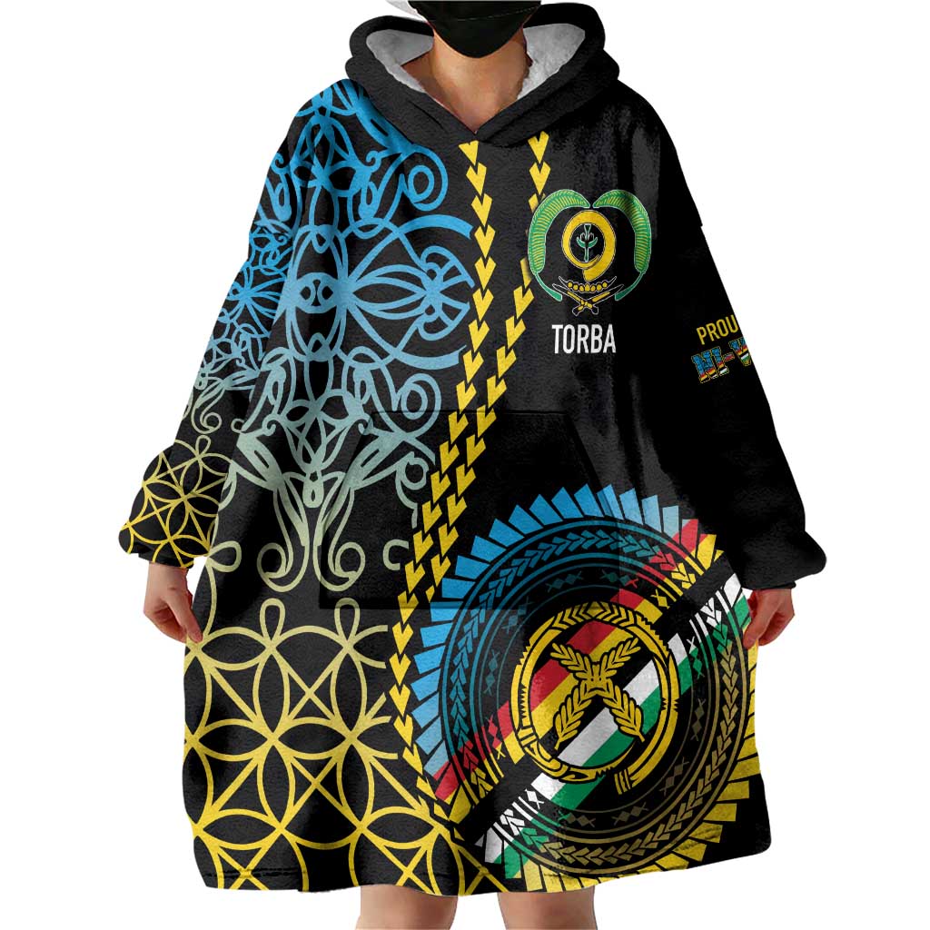 Proudly Ni-Van Sandroing Inspired Wearable Blanket Hoodie Torba Classic Style LT7 - Polynesian Pride