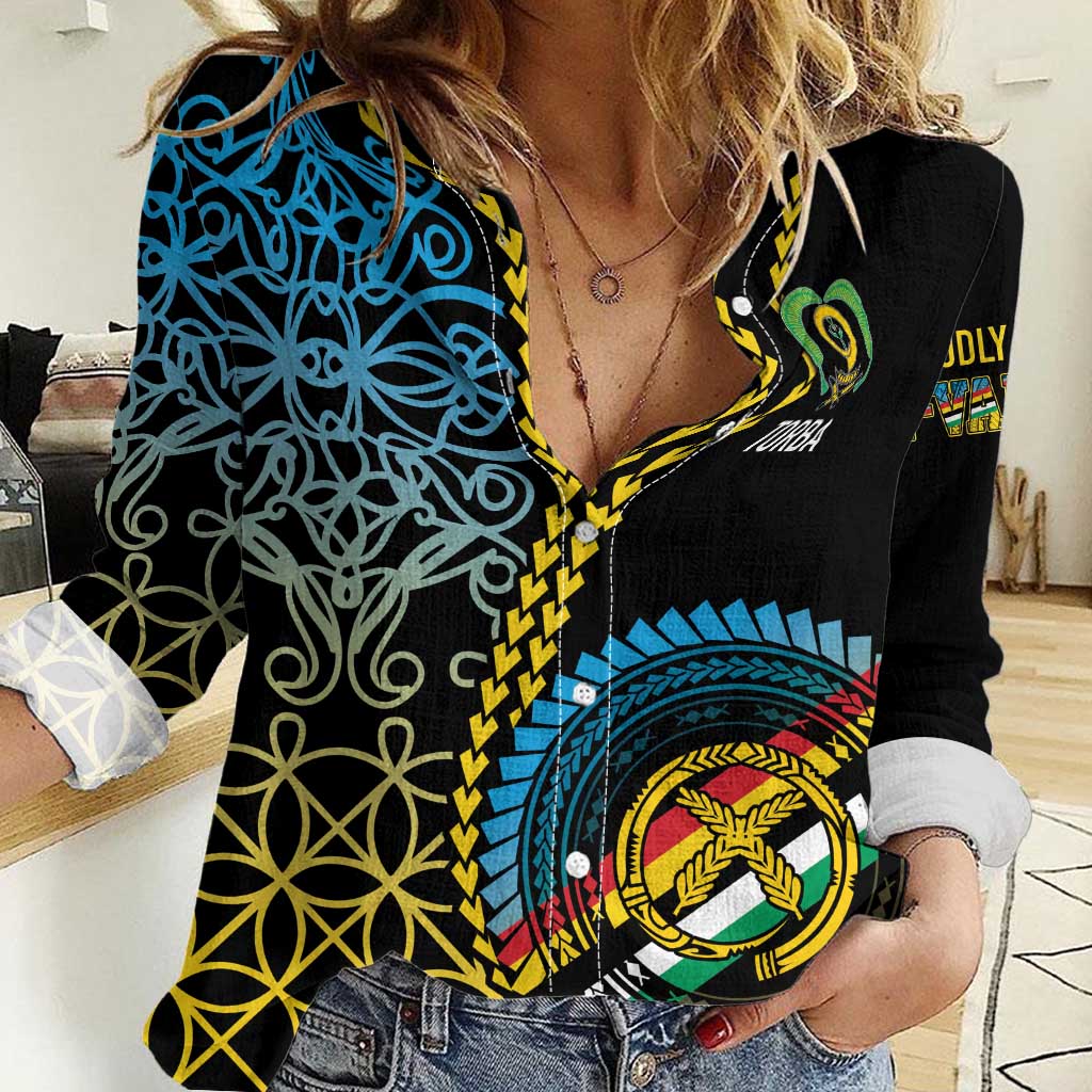 Proudly Ni-Van Sandroing Inspired Women Casual Shirt Torba Classic Style