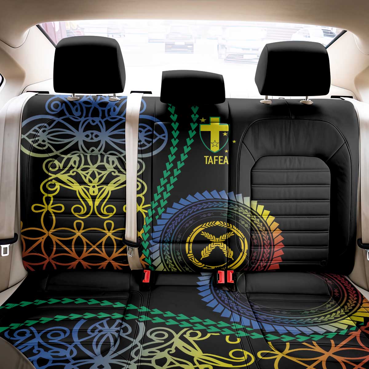 Proudly Ni-Van Sandroing Inspired Back Car Seat Cover Tafea Classic Style