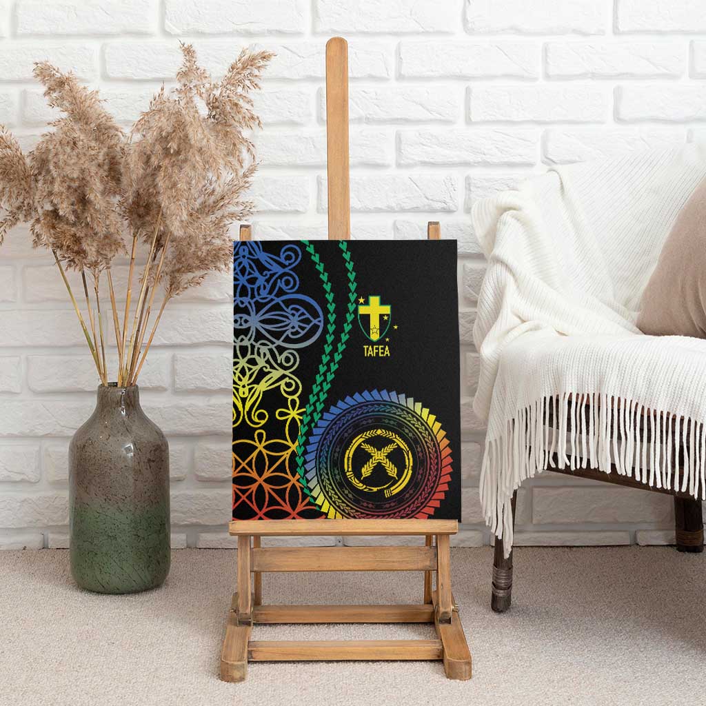 Proudly Ni-Van Sandroing Inspired Canvas Wall Art Tafea Classic Style LT7 - Polynesian Pride