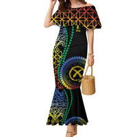 Proudly Ni-Van Sandroing Inspired Family Matching Mermaid Dress and Hawaiian Shirt Tafea Classic Style