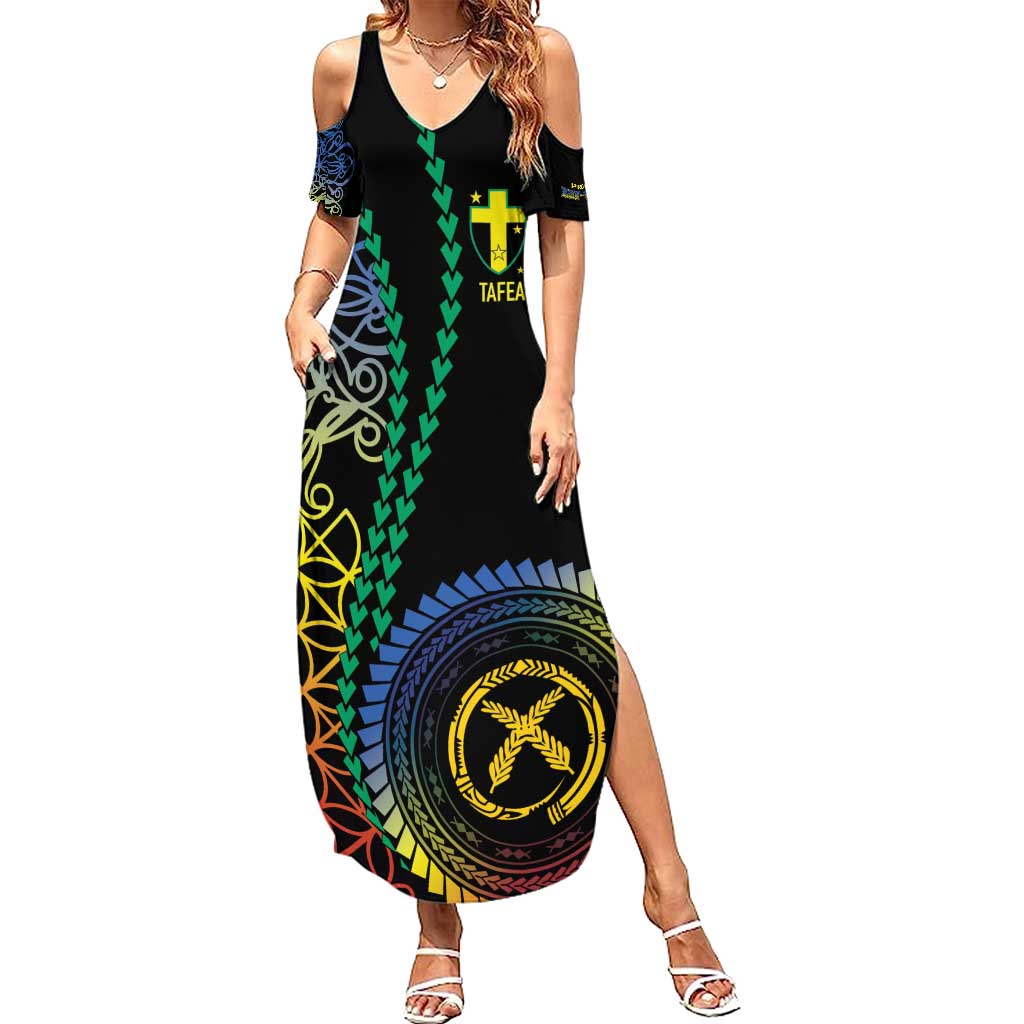 Proudly Ni-Van Sandroing Inspired Family Matching Summer Maxi Dress and Hawaiian Shirt Tafea Classic Style