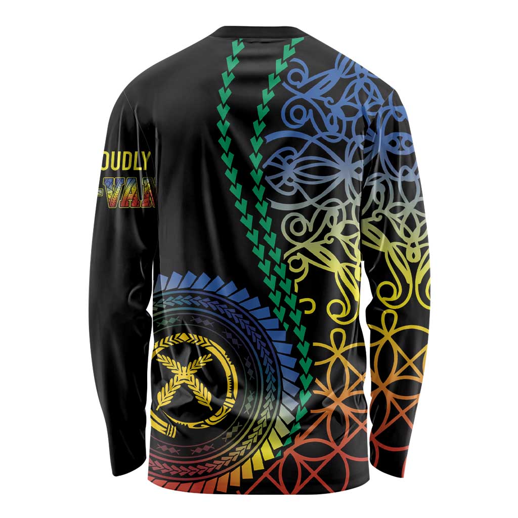 Proudly Ni-Van Sandroing Inspired Long Sleeve Shirt Tafea Classic Style LT7 - Polynesian Pride