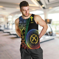 Proudly Ni-Van Sandroing Inspired Men Tank Top Tafea Classic Style LT7 Colorful - Polynesian Pride