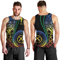 Proudly Ni-Van Sandroing Inspired Men Tank Top Tafea Classic Style LT7 - Polynesian Pride