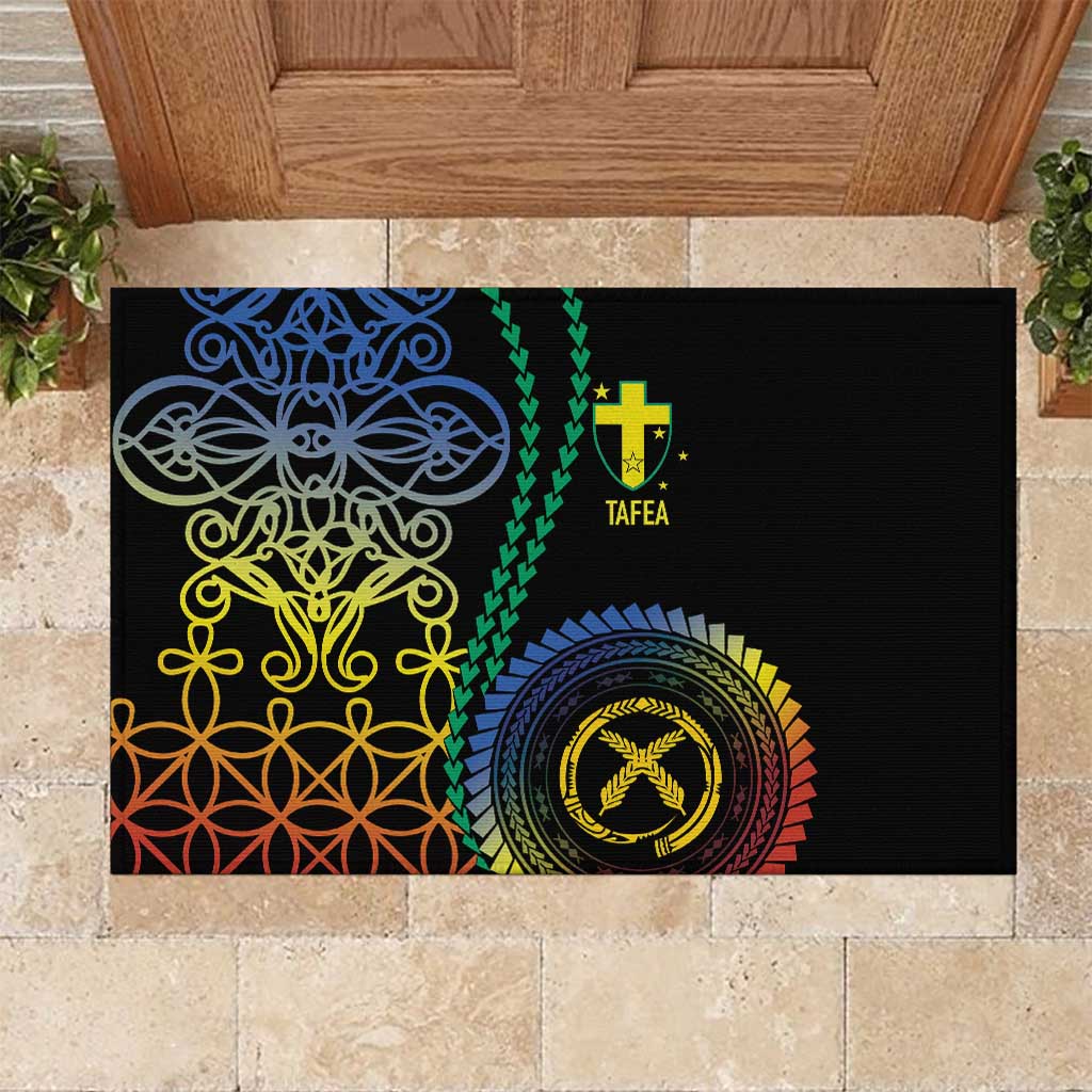 Proudly Ni-Van Sandroing Inspired Rubber Doormat Tafea Classic Style LT7 Colorful - Polynesian Pride